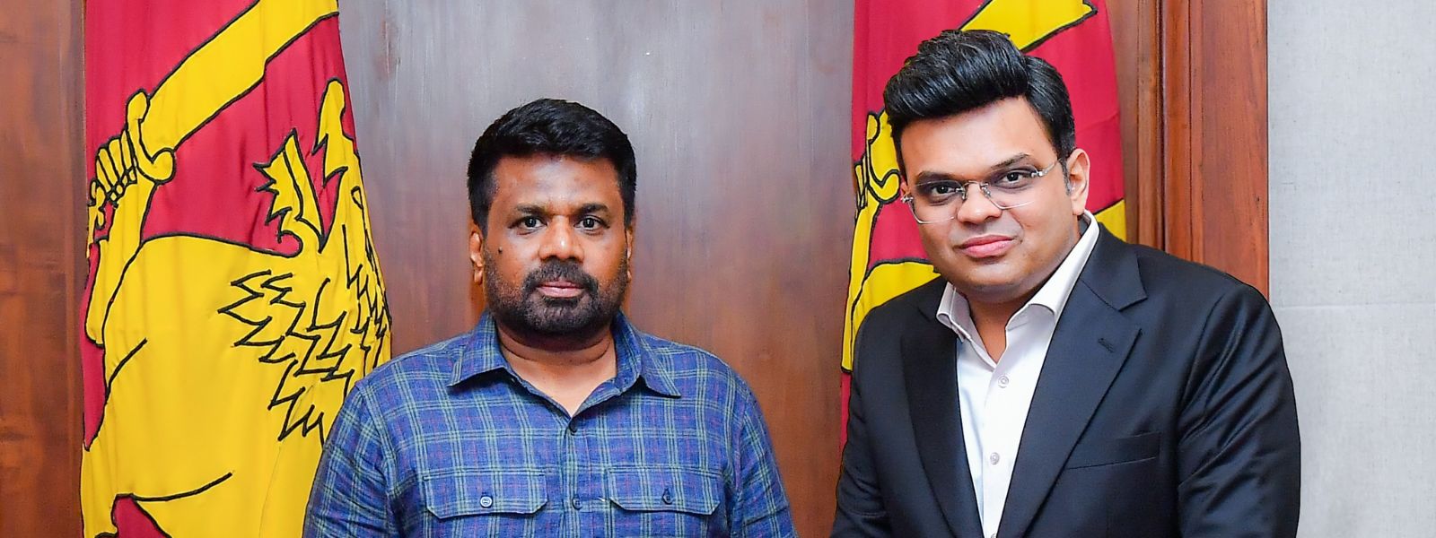 ICC Chairman Jay Shah Meets Sri Lanka President